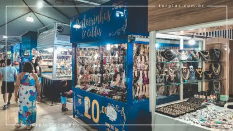 Feira do Luar em Caldas Novas | Gastronomia, artesanato e lazer noturno