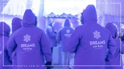 Ingresso Dreams Ice Bar em Olímpia SP