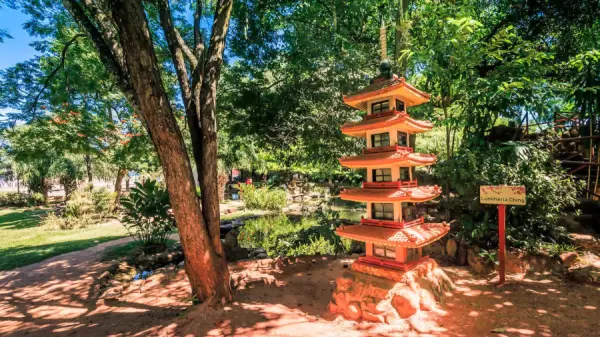 Foto demonstrativa de Jardim Japonês em Caldas Novas