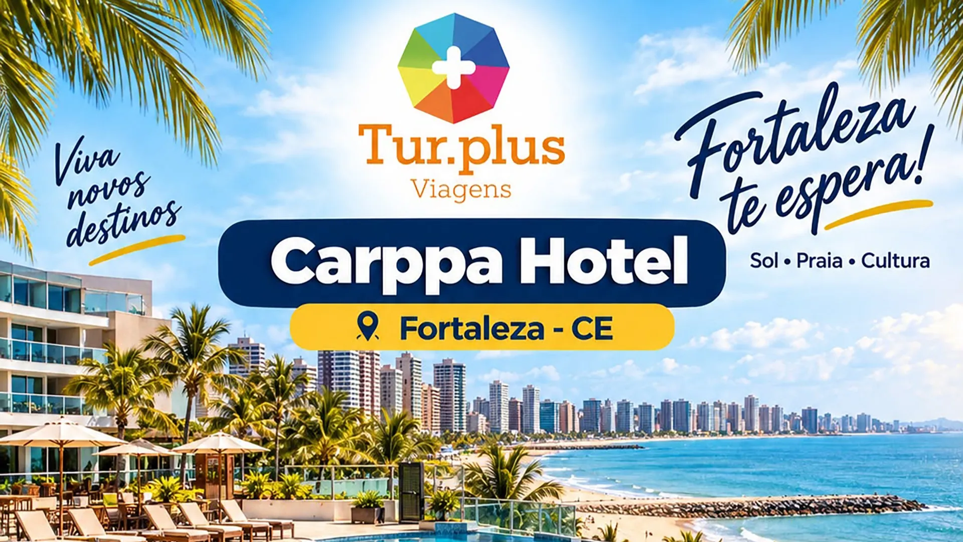 Pacote de Viagem Fortaleza: 5 Diárias no Carppa Hotel
